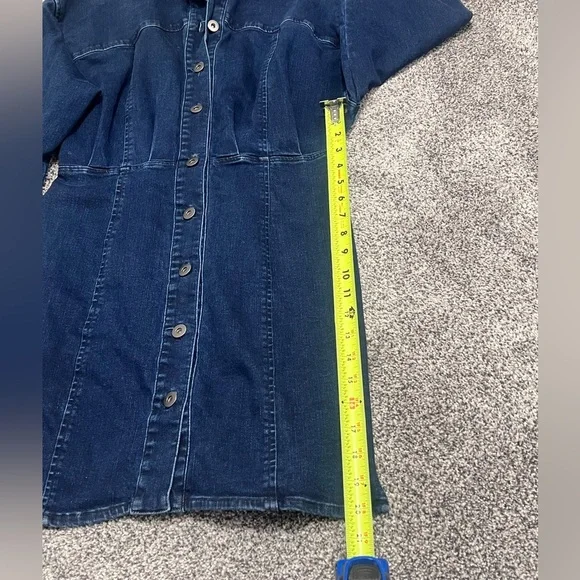 Women’s Free People Sz 2 Amber Denim Dress - Picture 4 of 4
